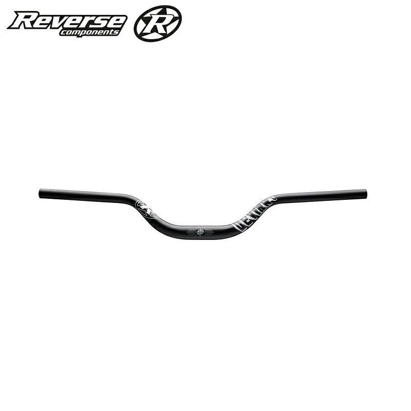 Reverse components ハンドルバー Deviant 730mm φ31,8mm／76mmライズ（ブラック/ホワイト）