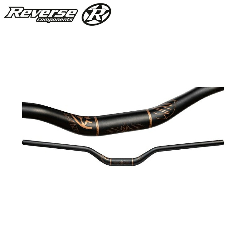 Reverse components ハンドルバー Nico Vink 810mm φ31.8/48mmライズ(ブラック/コッパー)|サイクリック店