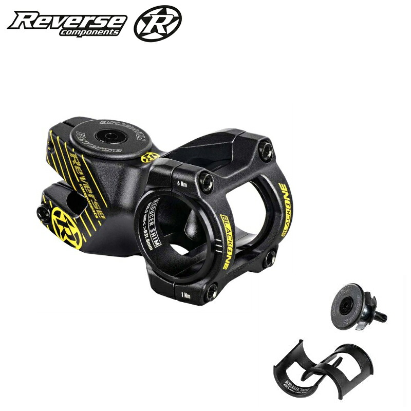Reverse components Black One D-2 ステム 50mm（ブラック/イエロー）