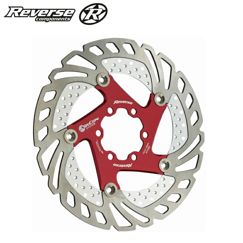 Reverse components AirConディスクローター φ160ｍｍ（レッド）