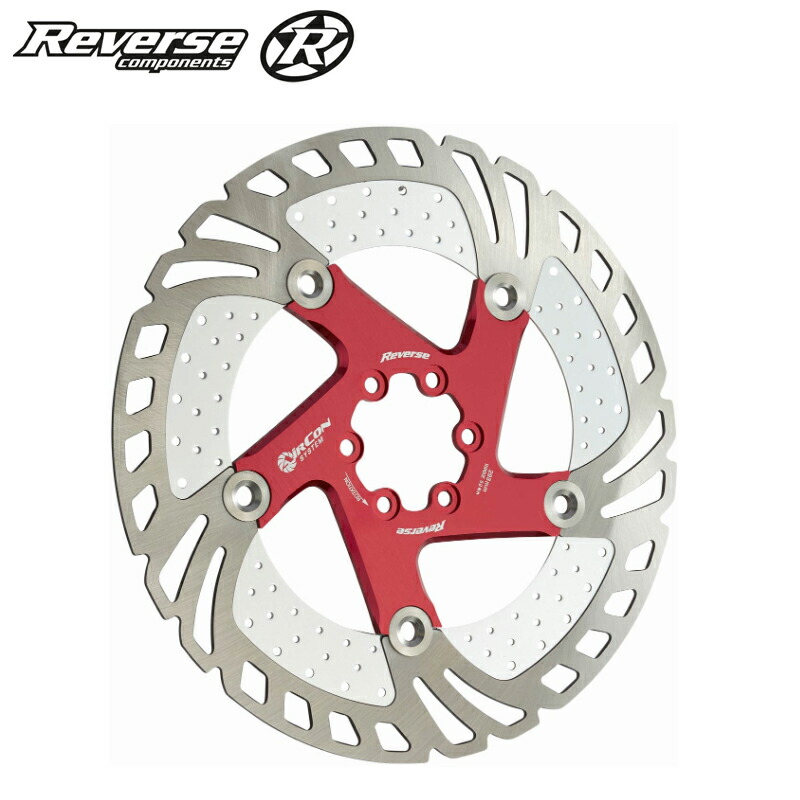 Reverse components AirConディスクローター φ203ｍｍ（レッド）