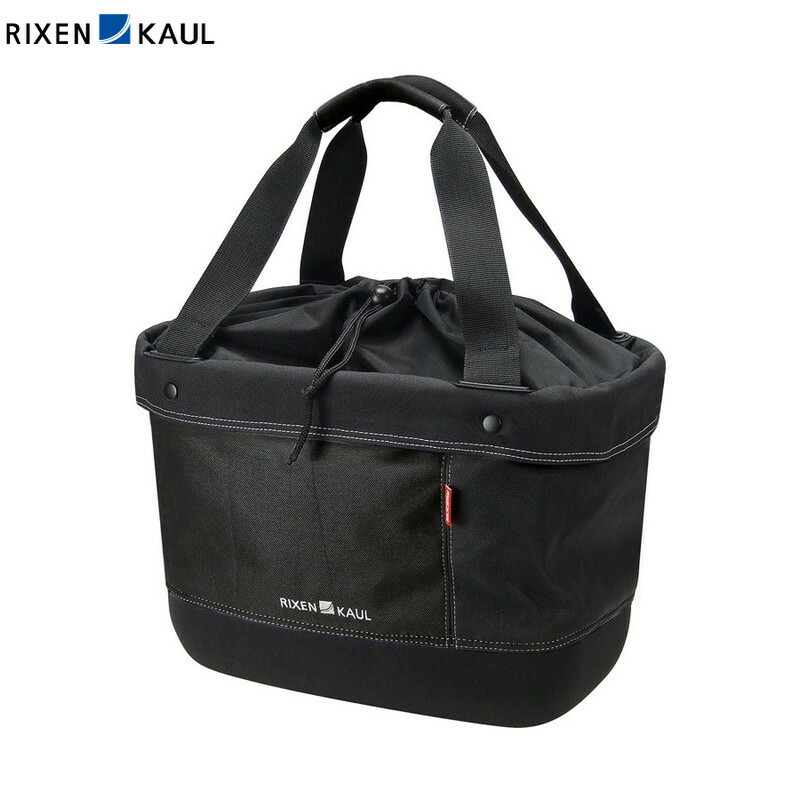 RIXEN & KAUL ショッパーアリンゴ ブラック フロントバスケット