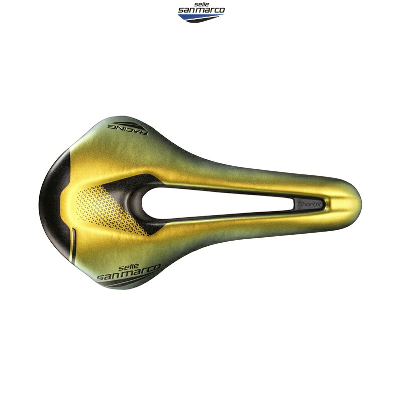 ショートフィット2.0 レーシング イリディセントゴールド SELLE SAN MARCO セラ サンマルコ SHORTFIT 2.0 Open-Fit Racing Wide Iridescent Gold｜サイクリック店