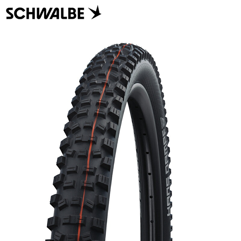 SCHWALBE シュワルベ HANS DAMPF ハンスダンプ 27.5x2.35 ブラック Super Trail/ADDIX Soft MTBタイヤ