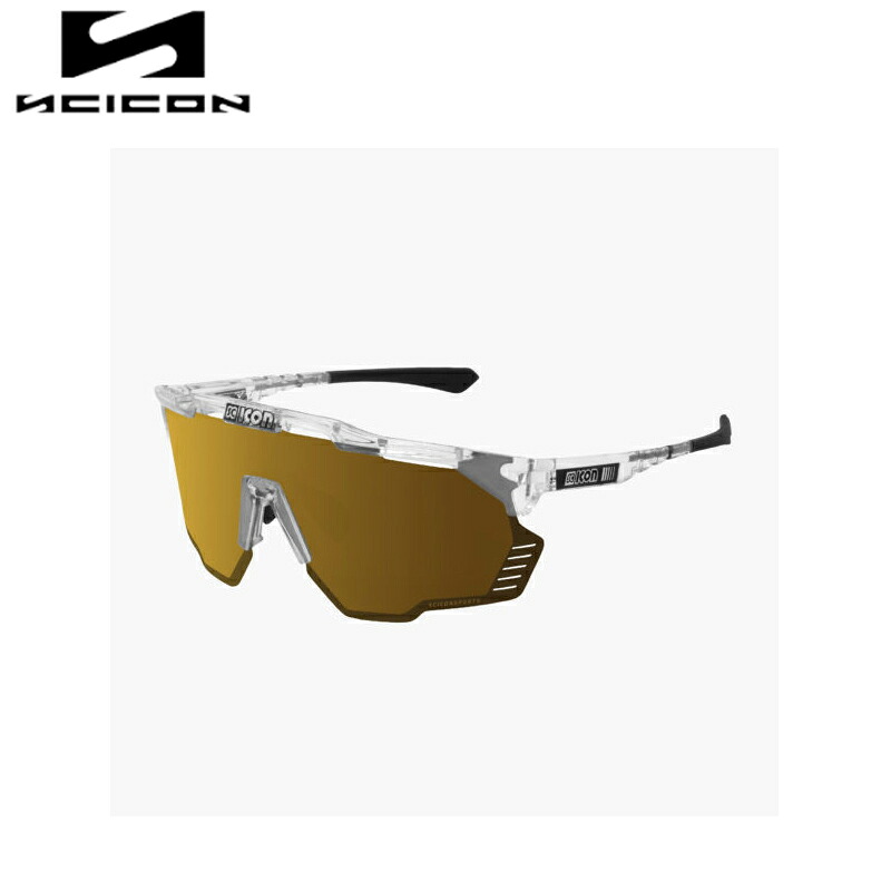 SCICON SPORTS シーコン AEROSHADE KUNKEN FRAME:CRYSTAL GLOSS LENS:Multimirror Bronze サングラス｜サイクリック店