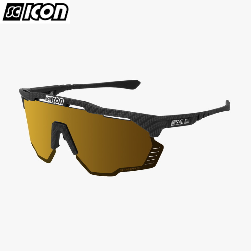 SCICON SPORTS シーコン AEROSHADE KUNKEN エアロ日よけ クンケン CARBON LOOK/Multimirror Bronze スポーツ・アウトドア-スポーツウェア・アクセサリー-スポーツサングラス