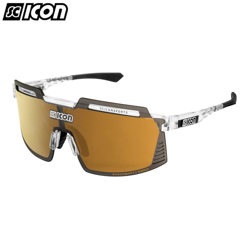 SCICON SPORTS シーコン AEROWATT FOZA エアロワット フォーザ Crystal Gloss/Multimirror Bronze