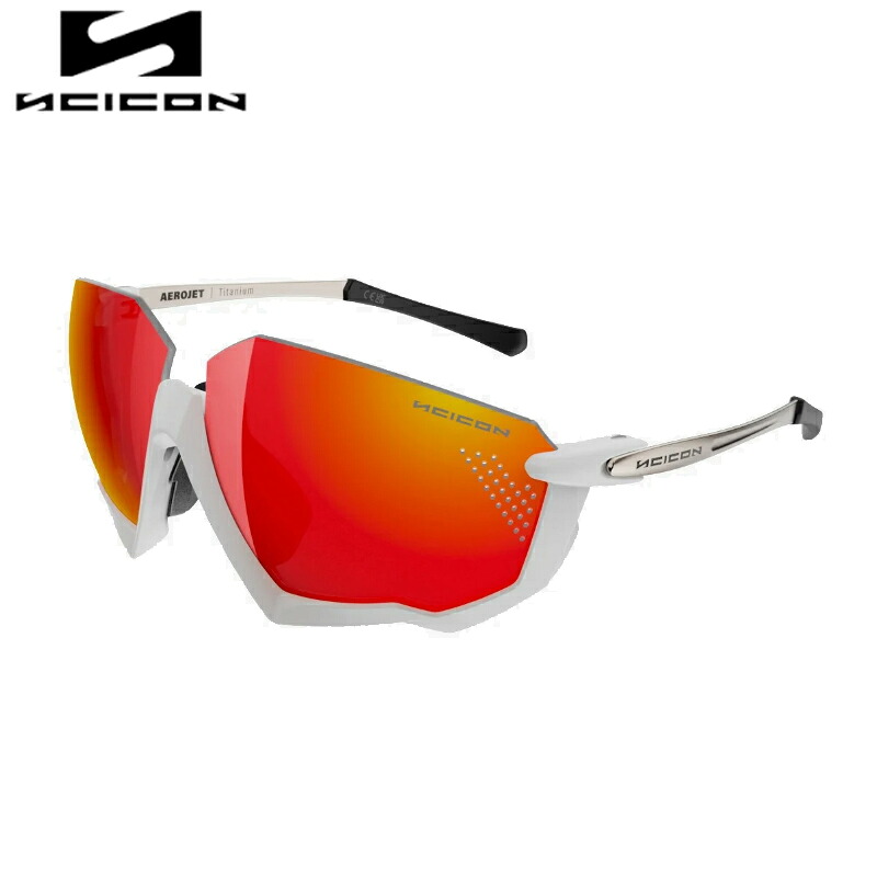 SCICON SPORTS シーコン AEROJET TITANIUM FRAME:Metal White LENS:Multimirror Red