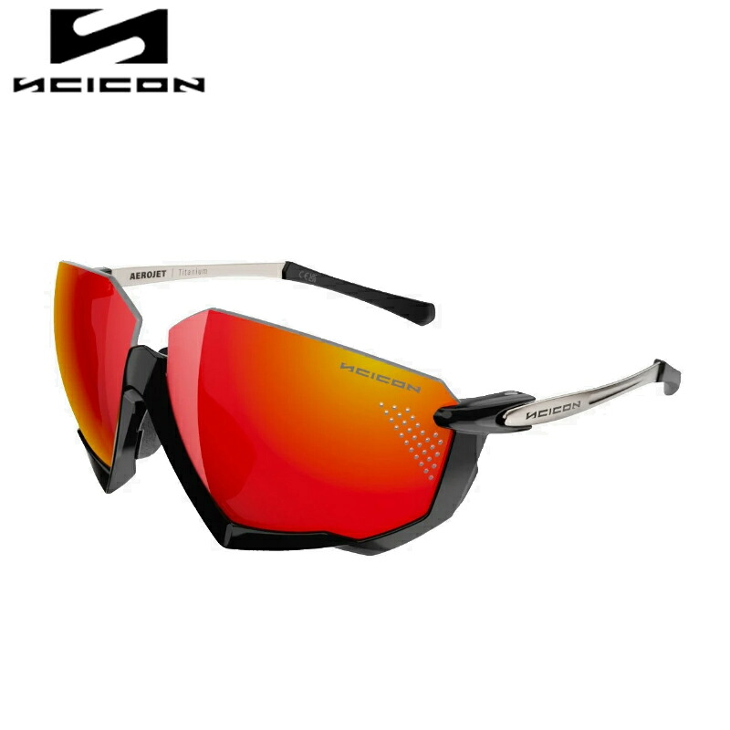 SCICON SPORTS シーコン AEROJET TITANIUM FRAME:Metal Black LENS:Multimirror Red