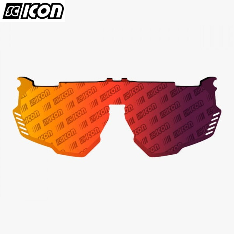 SCICON SPORTS シーコン AEROSHADE KUNKEN エアロシェード クンケン スペアレンズ Monogram Multimirror Red｜サイクリック店