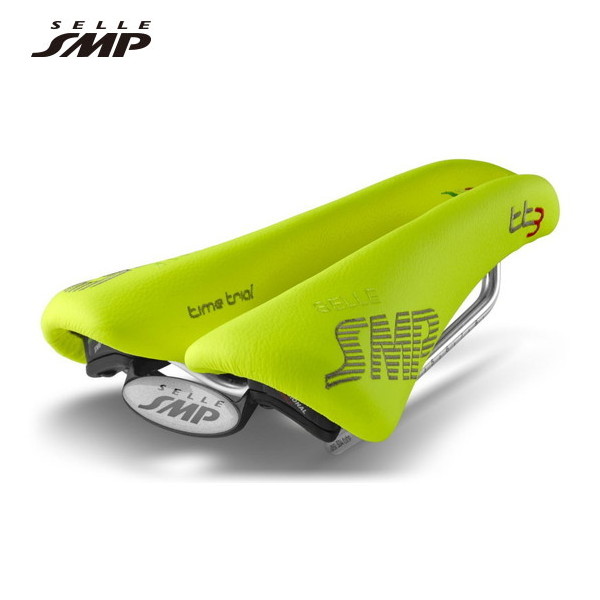 20874円 有名なブランド SELLE SMP セラSMP TT3 YELLOW FLUO タイムトライアル3 イエローフルオ サドル