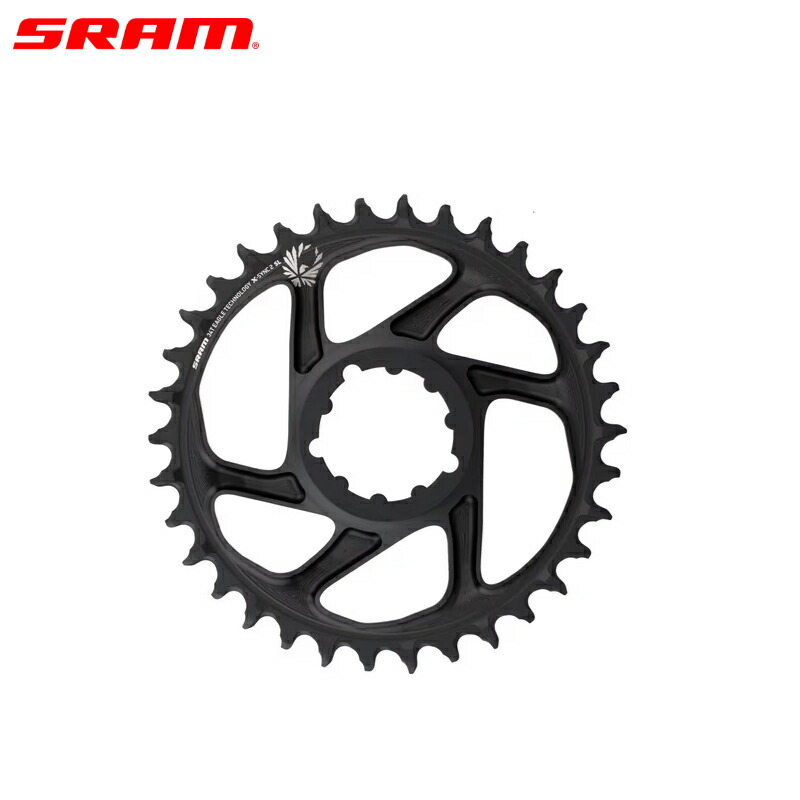 SRAM ゲットー X-Sync 2 SL Direct Mount Chain Ring 6粍 Black  チェーン店輪っか 自転車・サイクリング-スポーツ・アウトドア