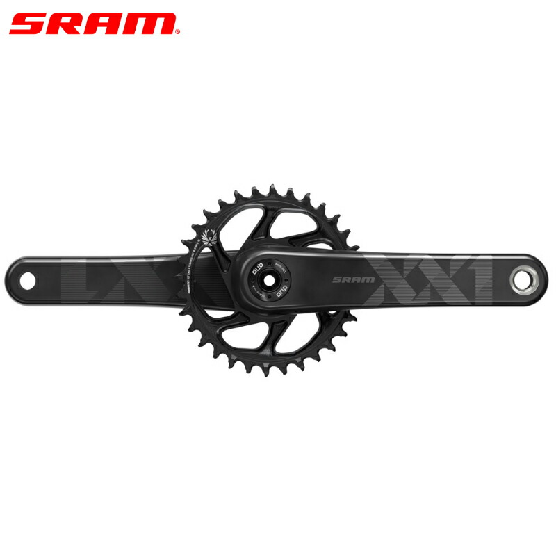 SRAM ゲットー XX1 Eagle Crank Set DUB Boost 34T Black