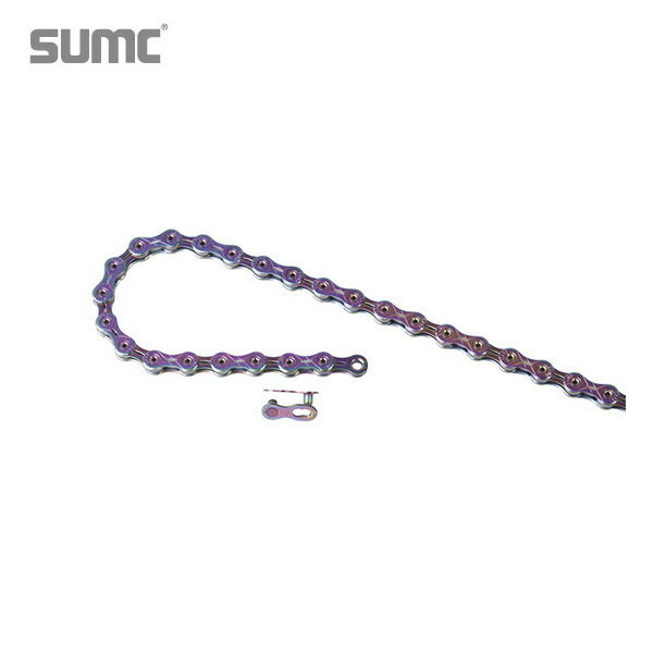 楽天市場】KMC ケーエムシー DLC12 12S用チェーン ブルー 126L
