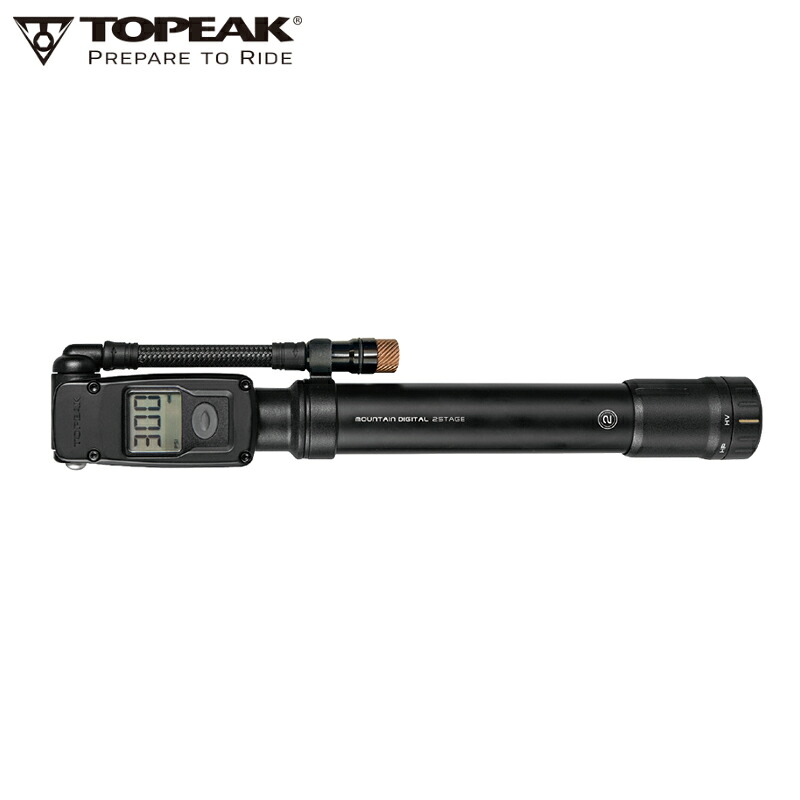 TOPEAK トピーク マウンテン デジタル 2ステージ ミニポンプ