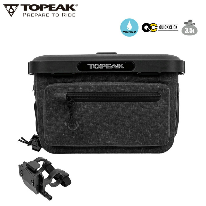 TOPEAK トピーク Elementa DryBarBag エレメンタ 素っ気ない 赤ちょうちん御徒面子