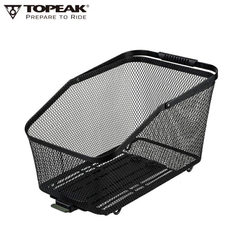 TOPEAK アルミ製バスケット ブラック 自転車用フロント