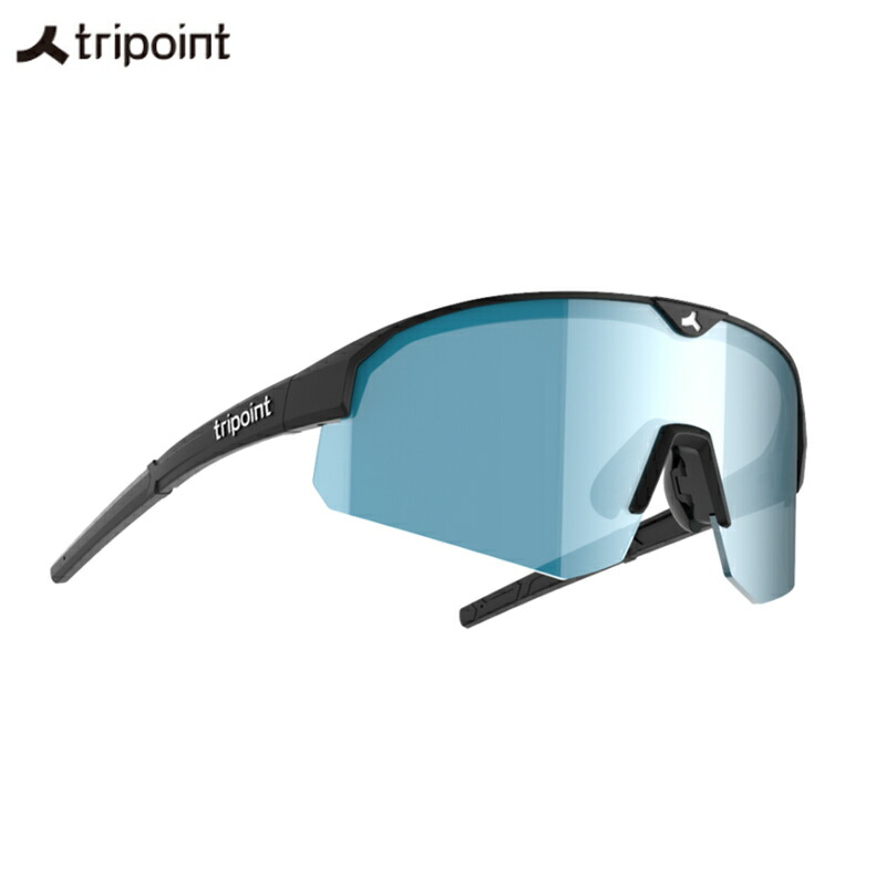 Tripoint 取り組み尖んがり Lake Victoria Matt Black/Smoke/ice blue multi  黒眼鏡 スポーツウェア・アクセサリー-スポーツサングラス