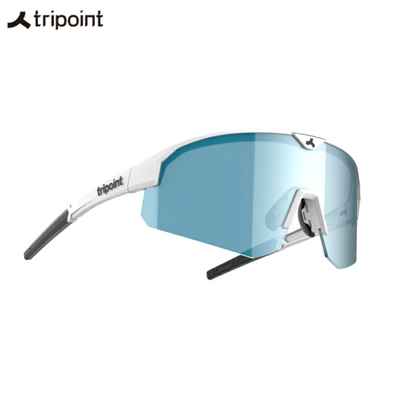 Tripoint トライポイント Lake Victoria Matt White/Smoke/ice blue multi サングラス｜サイクリック店