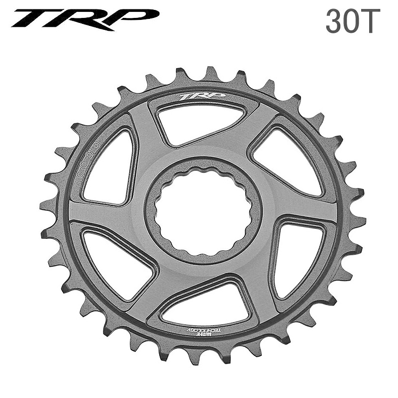 TRP ティーアールピー EVO 12 CHAINRING 30T サンドブラステッドブラック/スペースグレー チェーンリング