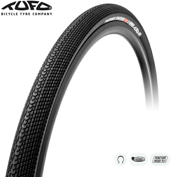トゥーフォー TUFO Gravel Speedero 700 x 40c チューブレスレディ TR ブラック