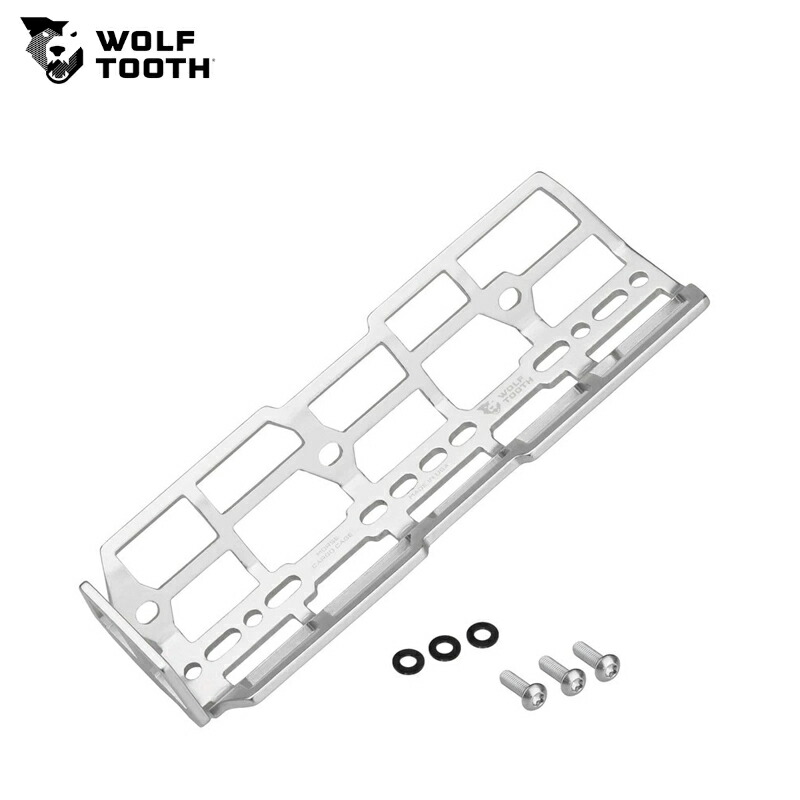 WolfTooth ウルフトゥース Morse Cargo Cage Raw Silver ボトルケージ