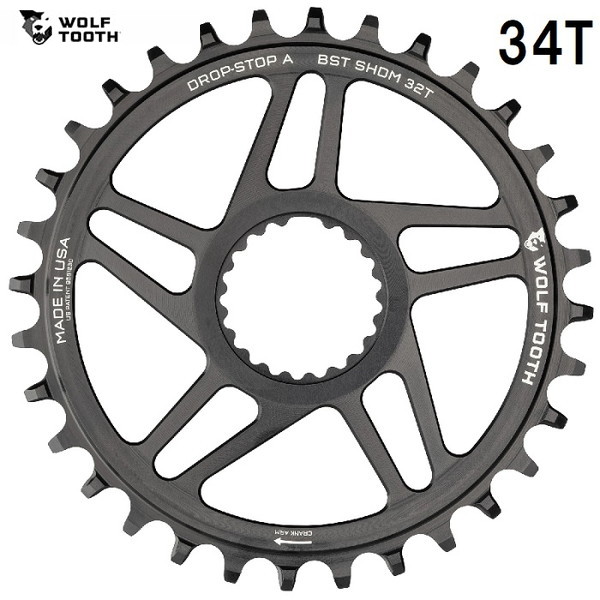 WolfTooth ウルフトゥース Direct Mount Shimano Boost Chainring for Shimano 34t チェーンリング