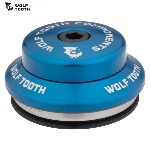 WolfTooth ウルフトゥース Wolf Tooth Premium IS42/28.6 Upper Headset 7mm Stack Blue|サイクリック店