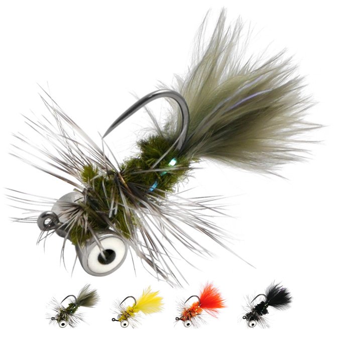 楽天市場】HAPPY ANGLER まなこフェザージグ メバル（ソルト用