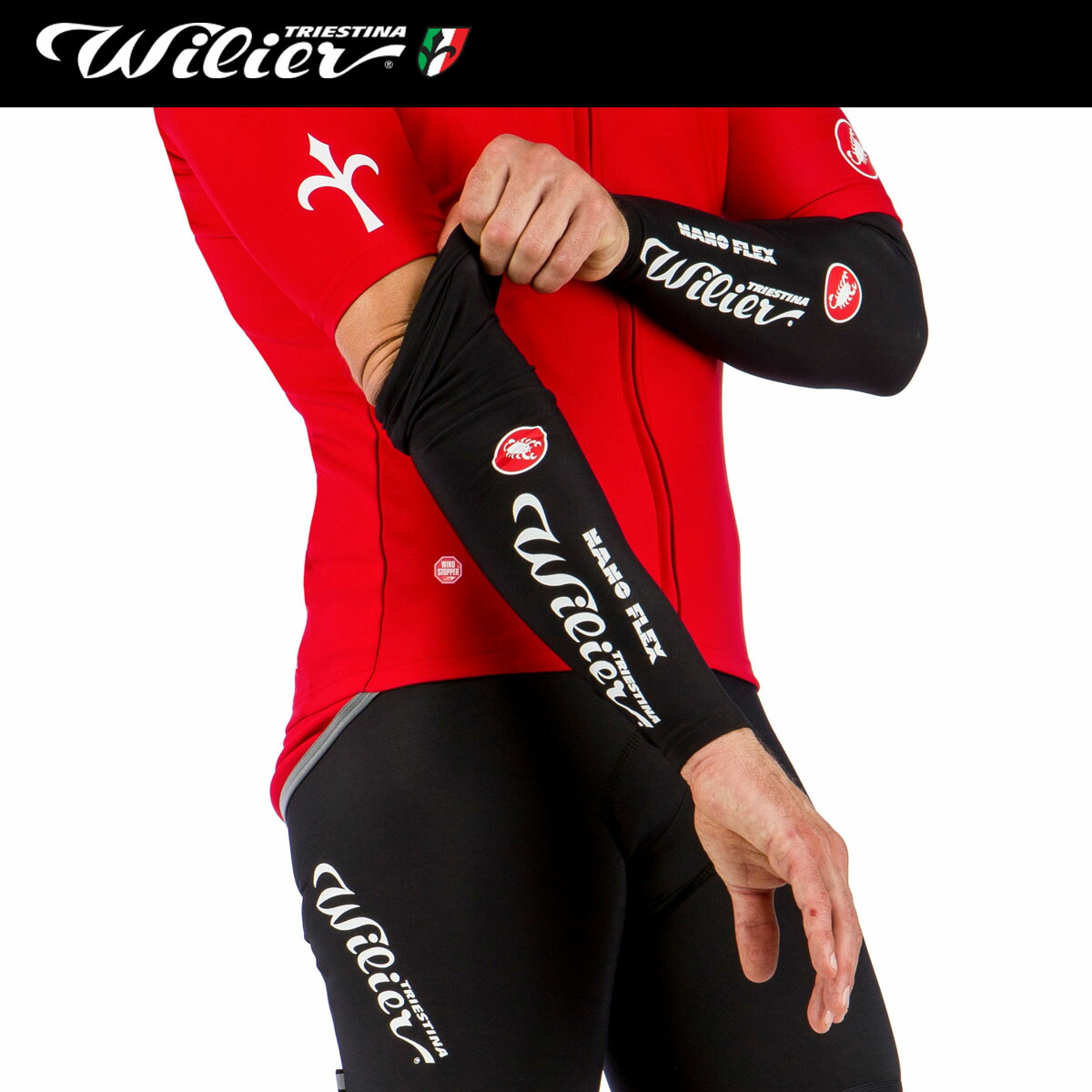 楽天市場】【即納】CASTELLI 19529 NANO FLEX 3G ARMWARMER カステリ