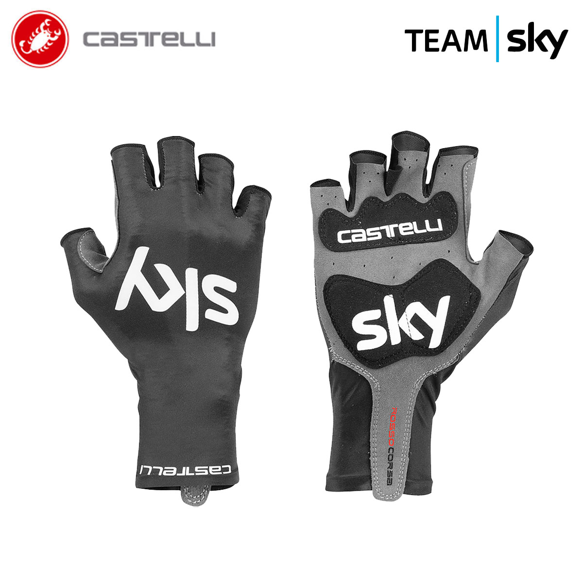 ＜最安値傍若無人中!＞☆CASTELLI 9026 TEAM SKY AERO RACE GLOVE カステリ 野球クラブ天の原 エアロスピード競技 指切地球儀(労働者階級運動選手青写真)