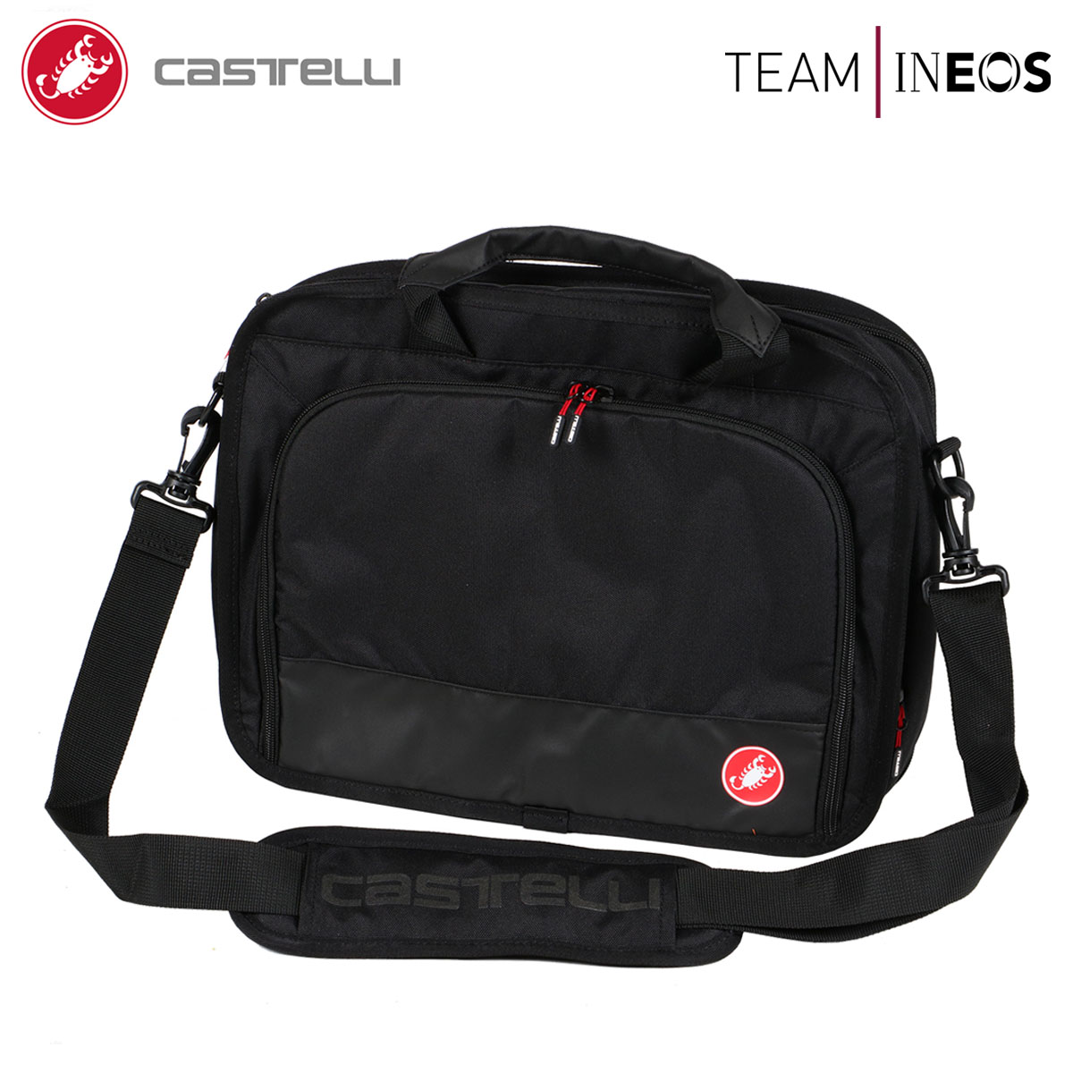＜最安値傍若無人中!＞☆CASTELLI 8904003 INEOS RACE BRIEFCASE カステリ 田の実牡 スピード競技御徒面子