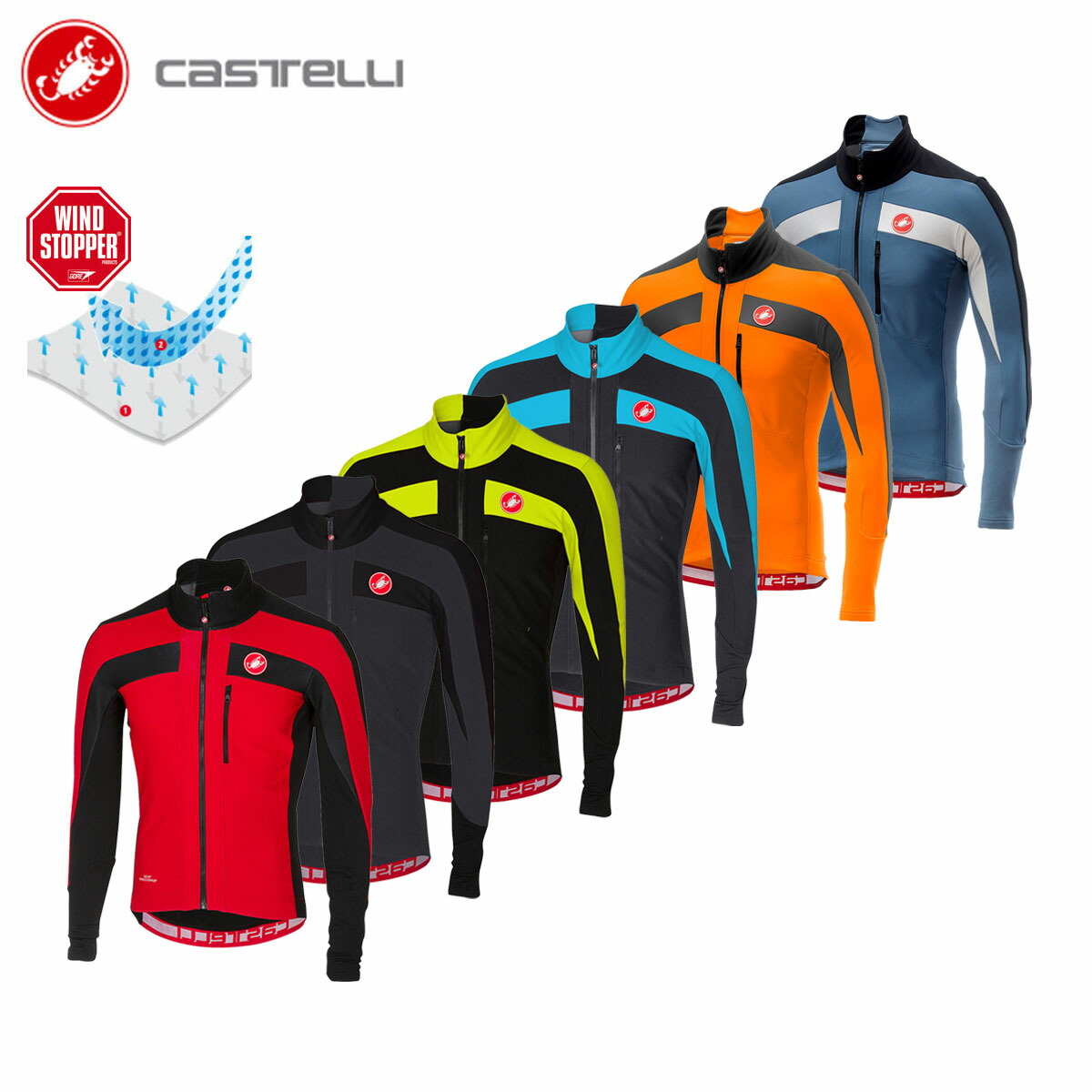 カステリ Nelmezzo Ros long sleeves jersey 楽天市場】＜最安値挑戦中!!＞【即納】CASTELLI 18510 NELMEZZO RoS