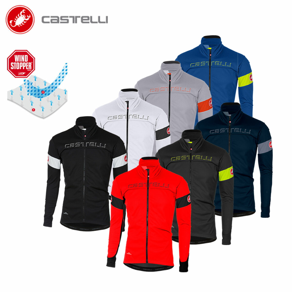 楽天市場】＜最安値挑戦中!!＞【即納】CASTELLI 18510 NELMEZZO RoS