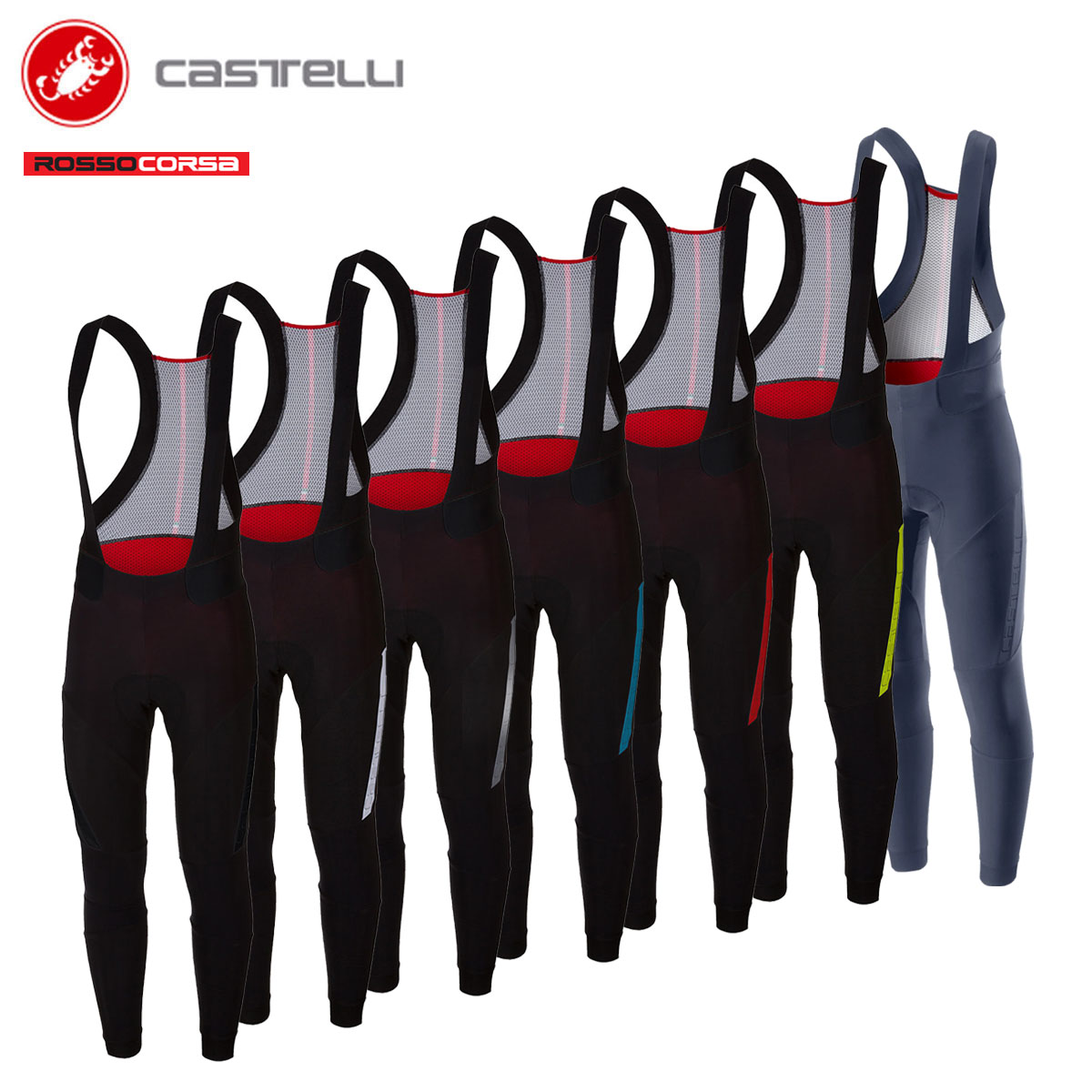 楽天市場】【即納】CASTELLI 21517 VELOCISSIMO 5 BIBTIGHT カステリ