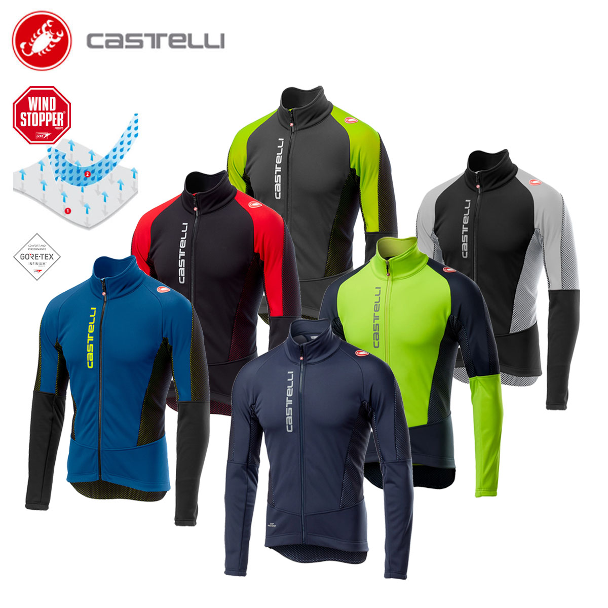 楽天市場】＜最安値挑戦中!!＞【即納】CASTELLI 18510 NELMEZZO RoS