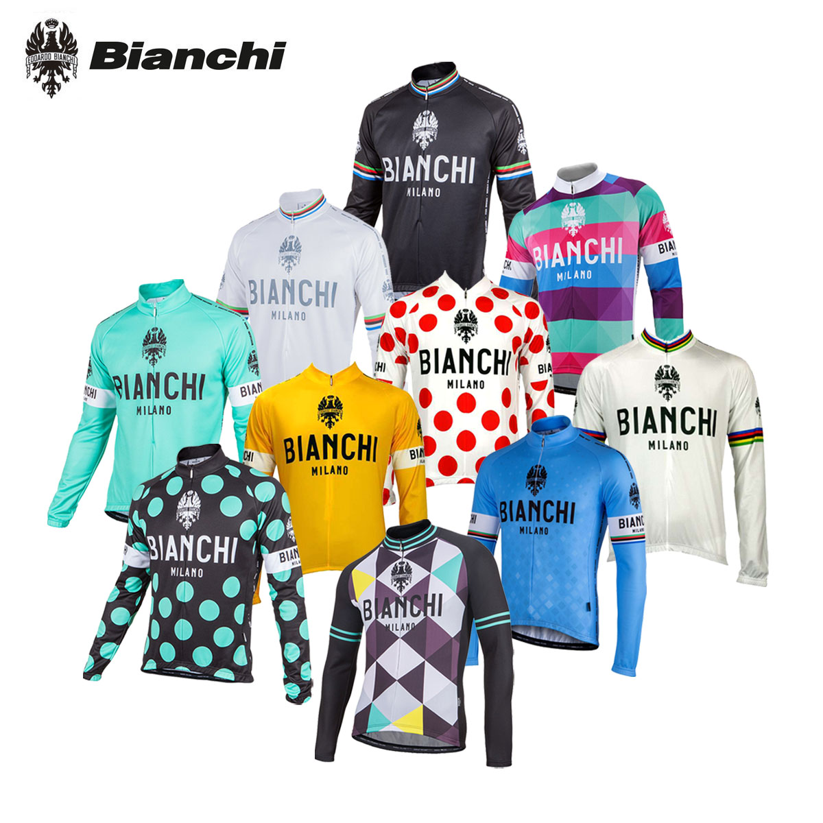 ＜最安値挑戦中＞☆BIANCHI MILANO Leggenda ビアンキ ミラノ 長袖ジャージ