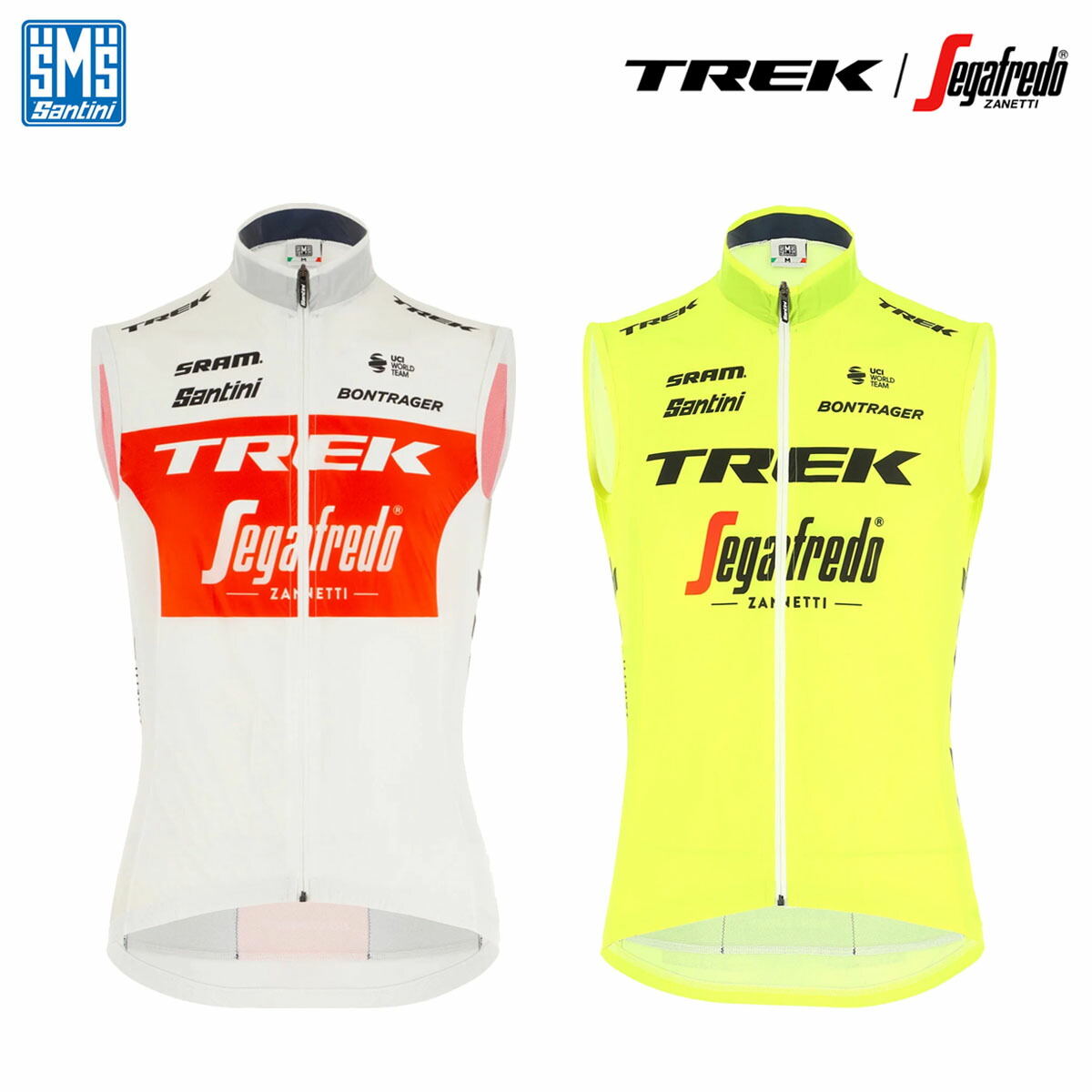 ＜最安値挑戦中＞☆Santini TREK-SEGAFREDO トレック・セガフレード チーム 防風 ウィンド ベスト 10,855円