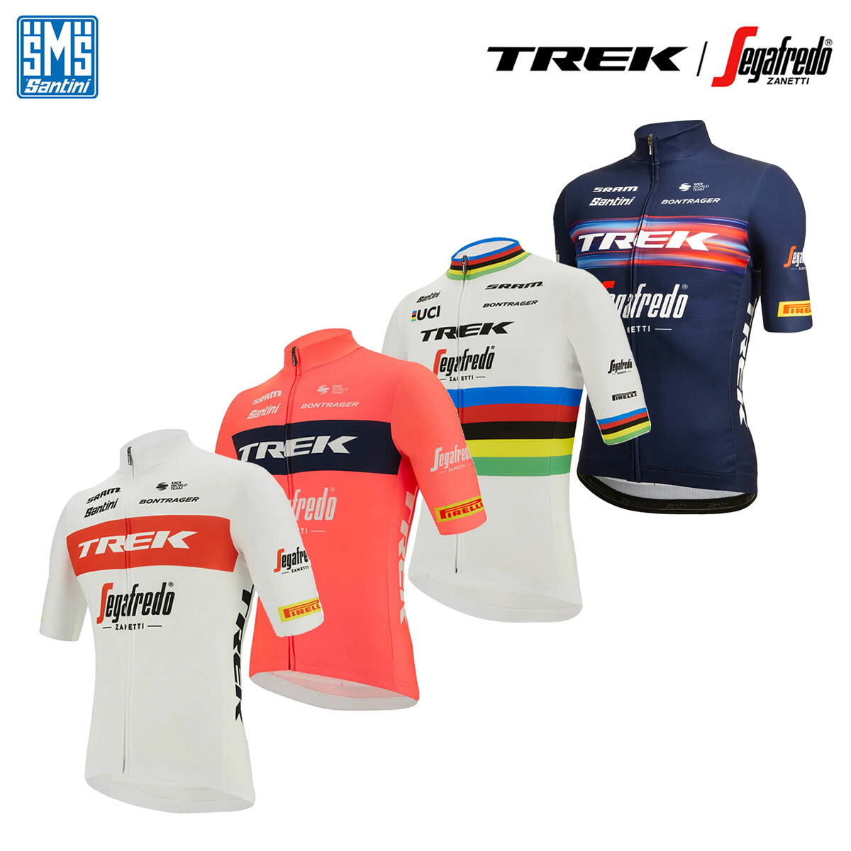 ＜最安値挑戦中＞☆Santini TREK-SEGAFREDO トレック・セガフレード チーム 半袖ジャージ