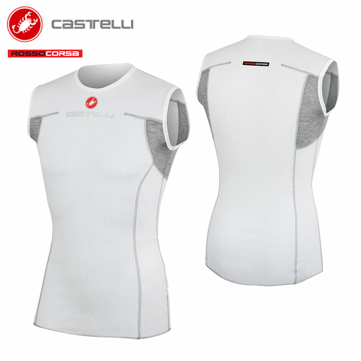 CASTELLI 13528 FLANDERS SLEEVELESS カステリ フランダース 袖なしベースレイヤー サイクル 自転車 アイテム勢ぞろい