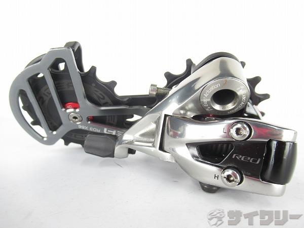 リアディレイラー  ゲットー リアディレイラー RED 22＆RIDEAビックプーリー 11s相応う - 中古