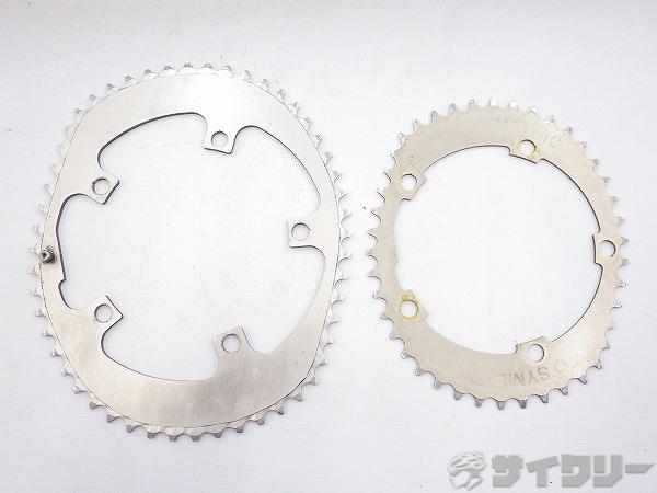 スターター チェーン店輪っか オーシンメトリック チェーン店輪っか仕掛ける 52-42T/PCD：130 - 中古 その他-自転車・サイクリング