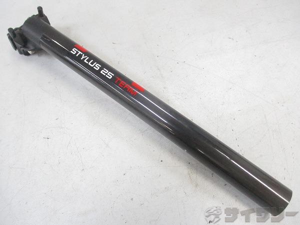 シートポスト 27.2mm 3T カーボンシートポスト STYLUS 25 TEAM φ27.2mm/350mm - 中古