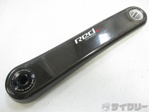 クランク クランク本体 スラム 左クランクアーム RED 172.5mm - 中古