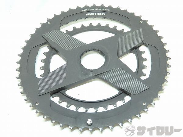 クランク チェーンリング ローター チェーンリング noQ RINGS DM ROUND RING 2x 52/36T - 中古|サイクリー