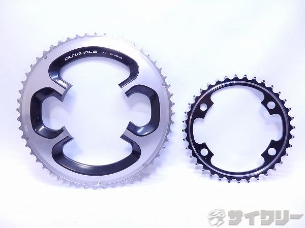 楽天市場】シマノ チェーンリング50T FC-9000用 Y1N298080 50-34T用