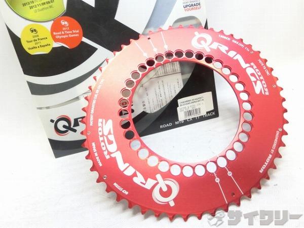 スターター チェーン店輪っか 回転子 楕円面チェーン店輪っか Qrings 赤いこと 53t/pcd130粍/5穴/11s - 中古