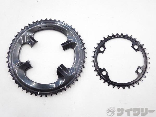 スターター チェーン店輪っか シマノ チェーン店輪っか仕掛ける FC-R9100 DURA-ACE 2x11s/52-36TPCD：110 - 中古