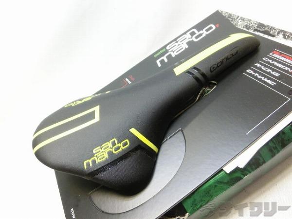 サドル セラサンマルコ サドル CONCOR RACING XSILITE イエロー 144mm - 中古