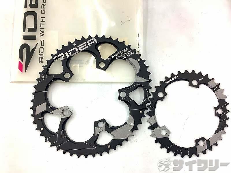 スターター チェーン店輪っか リデア 楕円面チェーン店輪っか仕掛ける PowerRing W3t 52-36t/PCD110粍/5穴 - 中古 自転車用パーツ-その他